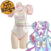 【In Stock】Game Needy Streamer Overload Cosplay Kange Swimsuit Costume Costumes